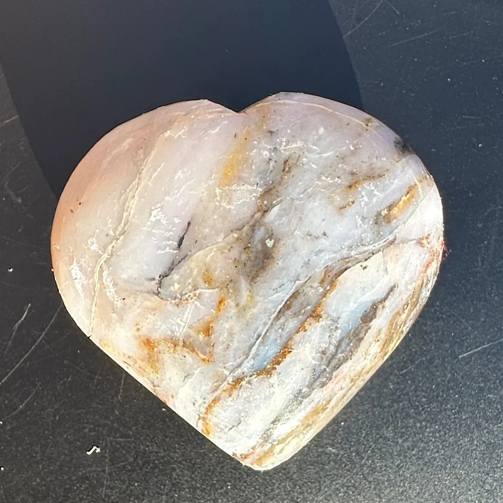 Genuine 479.00 Cts Pink Opal Healing Heart - Picture 3 of 16